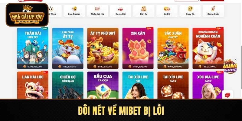 Nắm rõ thông tin MIBET có lỗi Nắm rõ thông tin MIBET có lỗi