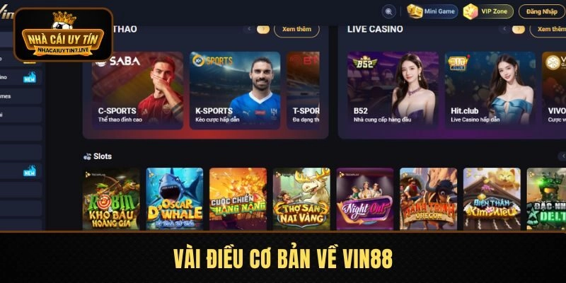 Vài điều cơ bản về VIN88 Vài điều cơ bản về VIN88